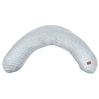 BEABA Big FlopsyTM Coussin dallaitement et de maternite, Fleur de coton, Gris Chine