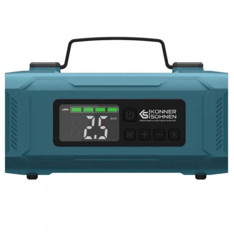Könner & Söhnen – Démarreur avec compresseur à batterie 14800 mAh – Courant de démarrage 2000 A – Pression 140 psi – Lampe LED intégrée - JSP-2000 (1/8)