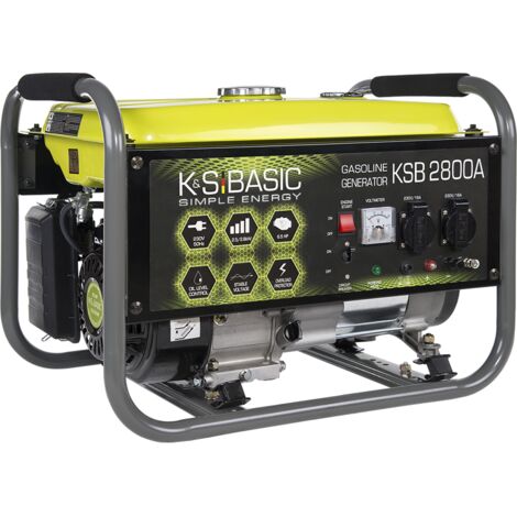 Groupe électrogène à essence KSB 2800A, puissance maximale 2800W