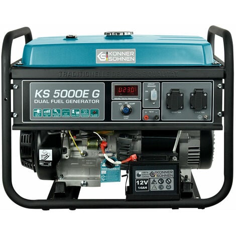 Générateur à essence-gaz de type inverter KS 5500iEG S