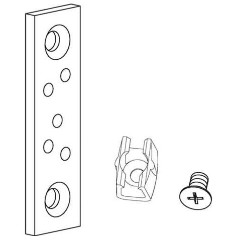 Zugstangenführung m.Dübelplatte f.Zugst.8mm Oberfläche verz.