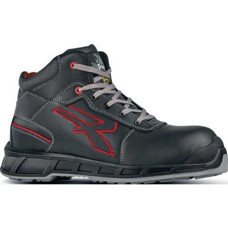 Sicherheitsstiefel Sting Gr.42 schwarz-rot S3 CI SRC ESD EN20345 Leder U.POWER (1/2)