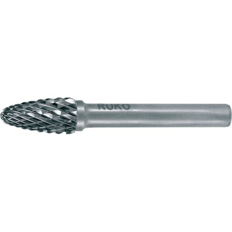 Frässtift RBF D.8mm Kopf-L.18mm Schaft-D.6mm HM Blank Verz.KVZ 4