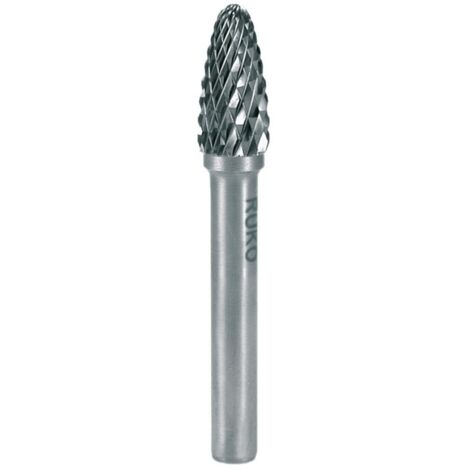 Frässtift RBF D.12mm Kopf-L.25mm Schaft-D.6mm HM Blank Verz.KVZ 4