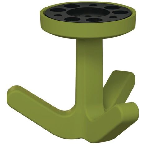 Dreifachhaken Ser.477 matt,elastisch 74 apfelgrün H.69mm D.51mm (1/4)