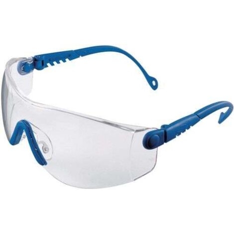 Schutzbrille Op-Tema EN 166-1FT Bügel blau,Scheibe klar PC (1/4)