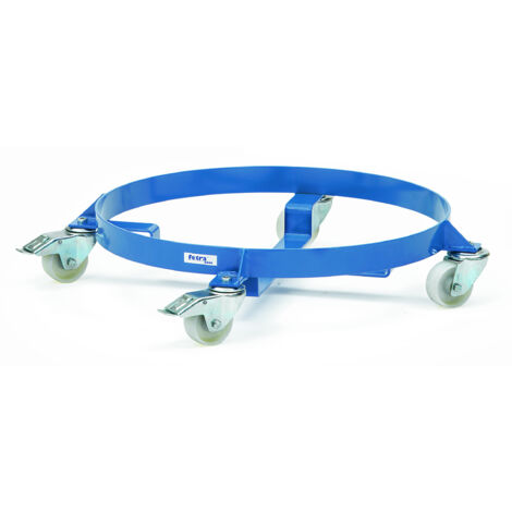 Fassroller Stahl offen ID 610mm brillantblau 60/200l Stahlblechfässer FETRA