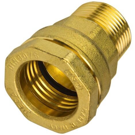 CA Anschlussverschraubung AG 25 mm x 3/4Zoll AG für PE-Kunststoffrohr (1/3)
