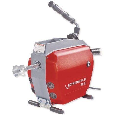 ROTHENBERGER R650 Rohrreinigungsmaschine mit Führungsschlauch, 230V - 72688