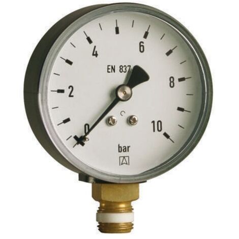 Manometer RF 80, G 1/2Zoll B, radial, 0/16 bar