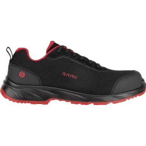Sicherheitsschuh Pio Gr.44 W.11 schwarz/rot S1PS FO LG SR ESD EN20345