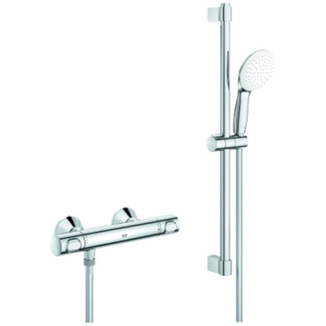 GROHE THM-Brausebatterie Grohtherm 500 347961 mit Brausegarnitur 600mm chrom, 34796001