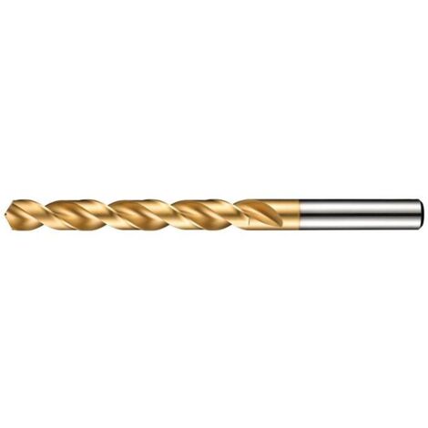 Spiralbohrer DIN 338 A510 D.3.18mm HSS profilgeschl.TiN Zyl.schaft 4xD Rechts (1/4)