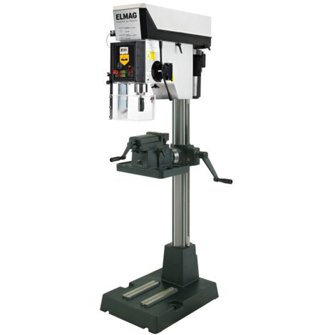 ELMAG PREMIUM Highspeed-Säulenbohrmaschine Modell R40E PGM inkl. schwenkbarem Schraubstocktisch (1/3)