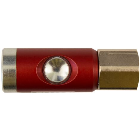 ELMAG Sicherheitskupplung IG 1/4, mit Druckknopf und Drehgelenk DN 7,4 (1/3)