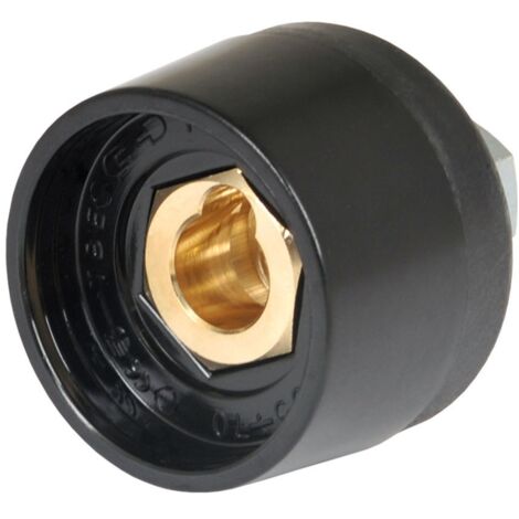 ELMAG SK-Einbaubuchsen, 2 Stk. Pkg - SB, schwarz, 35/50/70mm², für Zapfen-Ø 13 mm (1/2)