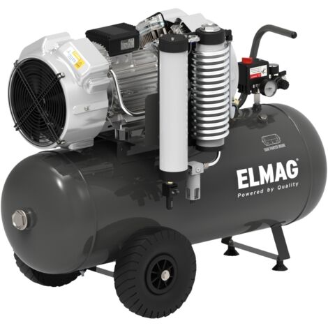 ELMAG Dentalkompressor 480/8/90W - fahrbar, EXTREME 4D 90L 2,50CV (inkl. Adsorptionstrockner)
