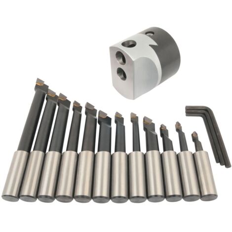 ELMAG Universal-Ausdrehkopf 10-125 mm, inkl. Bohrstangensortiment 9-tlg., 12mm Bohrstangen (1/3)