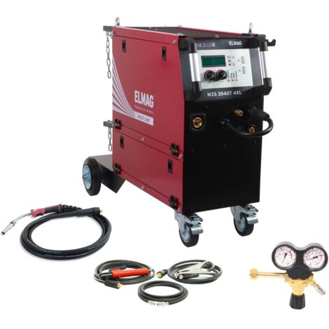 ELMAG Multifunktions-Schweißinverter M3S 3540T 4XL / ECO-SET Multi Line, MIG/MAG, MMA, WIG, fahrbar (1/3)