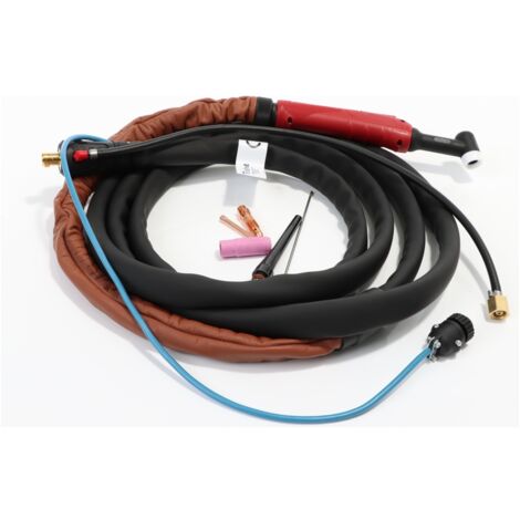 ELMAG WIG-Schlauchpaket SR 26/4m - HF, für TIG SOUND´s ohne Wasserkühlung, SteckerØ 13mm 35/50mm² (1/2)