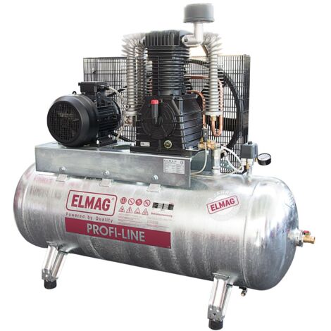ELMAG Kompressor PROFI-LINE VERZINKT PL-Z 1200/10/270 D, mit Sterndreieckanlage