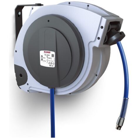 ELMAG Automatischer Schlauchaufroller ROLL AIR GENIUS 15 8x12 mm, komplett inkl. Slow-Motion