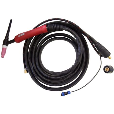ELMAG WIG-Schlauchpaket ErgoTig 17/4m - 2 Takt/4 Takt, SteckerØ 13mm 16/25mm², inkl. Adapter von 13mm auf 9mm passend für ETP 220/225/230 SynPuls (1/2)