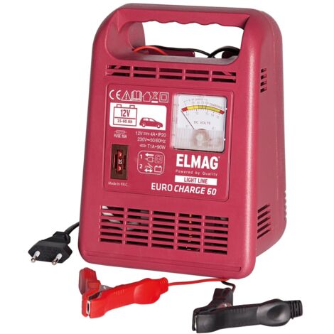 Elmag 55040 Batterieladegerät 15-60 Ah Eurocharge 60, 230V 12V 15-60Ah (1/2)