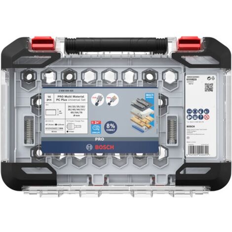 PRO Multi Material PC Plus Lochsägen-Set, 20, 64, 76 mm, 14-tlg. (1/5)