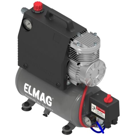 ELMAG Spezialkompressor ÖLFREI SILVERSTONE 2, 12/24 V., 5 lt. Kessel (1/2)
