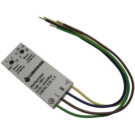 Limot Elektromotorenbau Nachlaufrelais LNR für Schalterdoseneinbau 55002