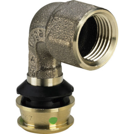 Viega Raxofix Übergangsbogen 90 Grad mit SC-Contur 5314.11, d. 20mm x R 1/2", Siliziumbronze