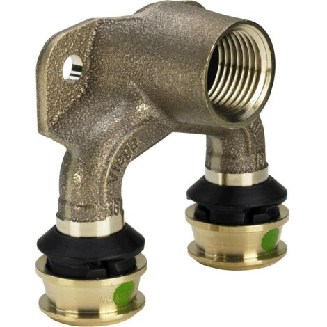 Viega Raxofix Doppelwandscheibe 645946 16mmxRp 1/2x16mm, Siliziumbronze, mit SC-Contur