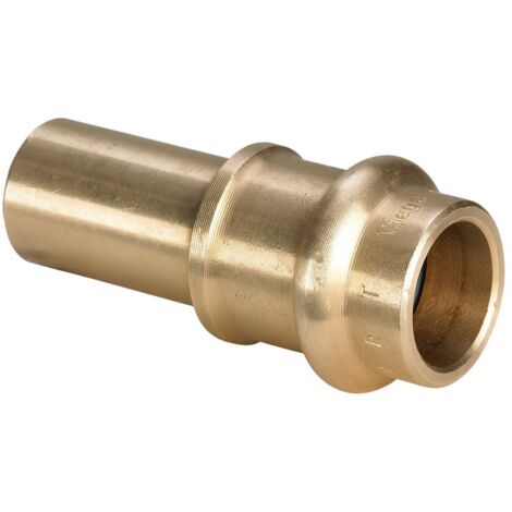 Viega Reduzierstück mit SC Sanpress 2215.1NC in 15x14mm Rotguss