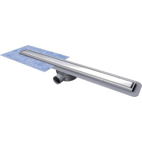 KESSEL Duschrinne Linearis Compact L: 850, mit befestigter Dichtmanschette, 45600.64M