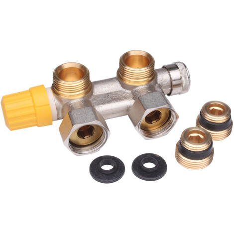 Danfoss Universalanschlussarmatur Typ VHS-UN Eck 1/2'' x 3/4'' 013G4741