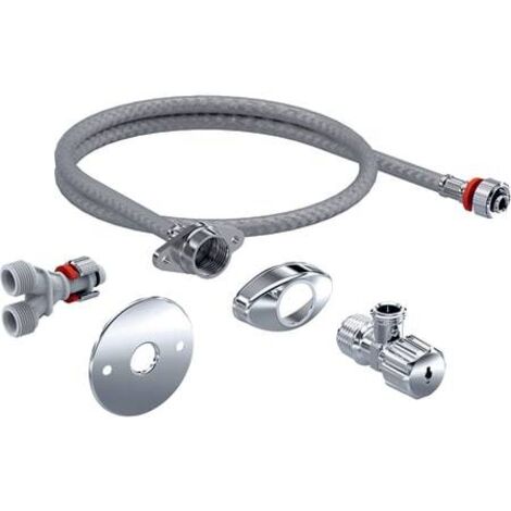 Geberit Wasseranschlusset 147035001 für Unterputz-Spülkästen, für WC-Aufsätze