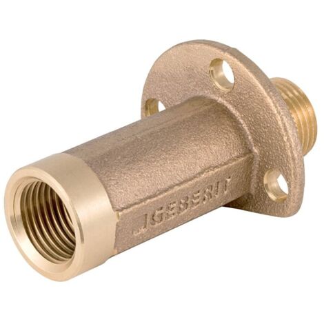 Geberit Anschluss gerade mit Außengewinde MF 1/2", RMF 1/2″, Rp 1/2″, L 5,7cm, Rotguss bleifrei