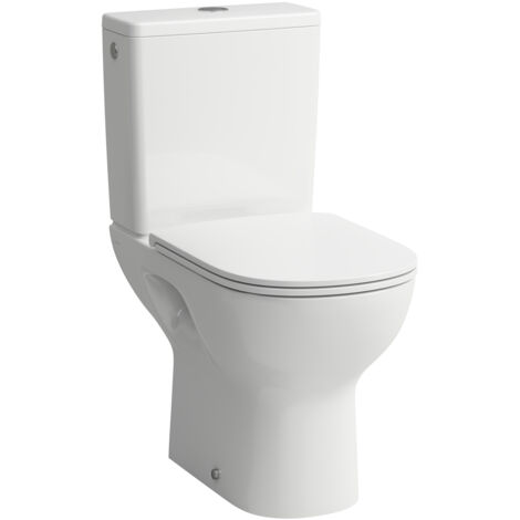 Laufen Lua - Stand-WC, Abgang hinten, Rimless, weiß H8240860000001