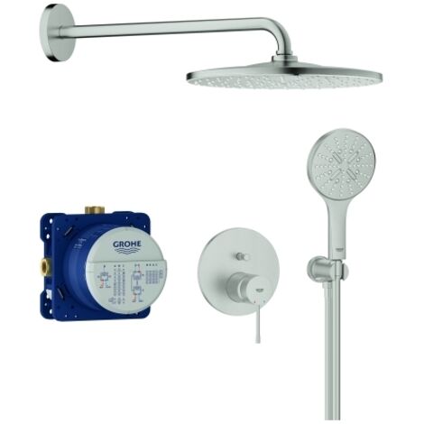 Grohe UP-Duschsystem Essence 25287 2 WU KB Rainshower Mono 310 supersteel (1/3)