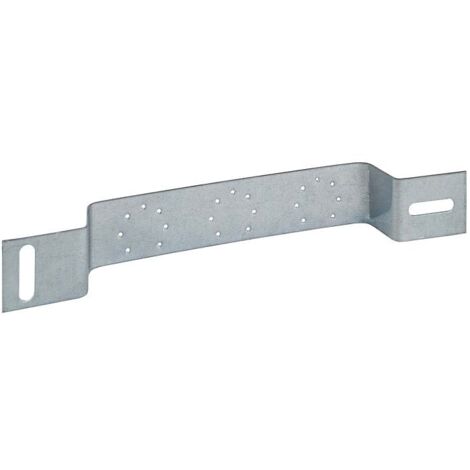 Multitubo Montageschiene aus Stahl verzinkt 76/153 mm, gebogen 19805