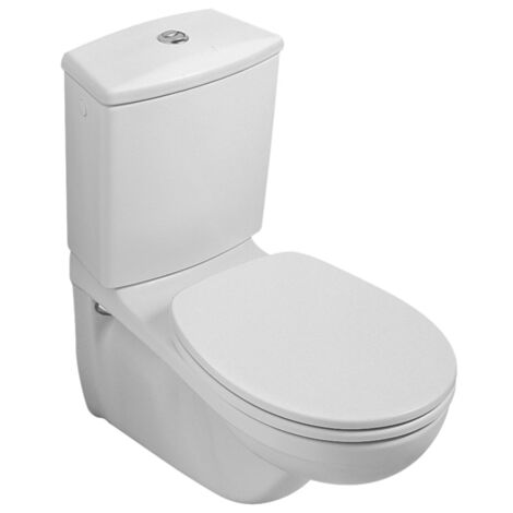 VB Tiefspül-WC für Kombination O.novo 355x680mm Oval Weiß Alpin