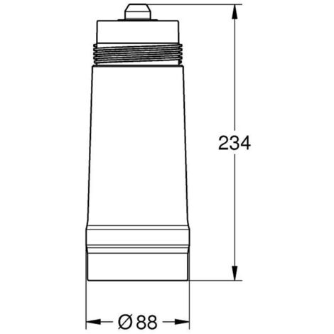 Filtro De Agua GROHE Blue Tamaño S 600 Litros, Recambio Original 40404001 Para Sistemas De Agua Filtrada
