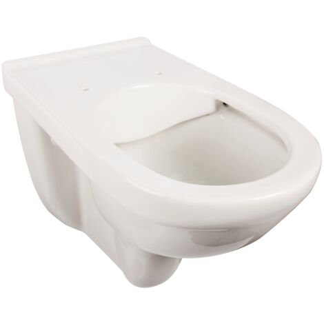 VB Tiefspül-WC ViCare spülrandlos ViCare 360x595mm Oval Weiß Alpin