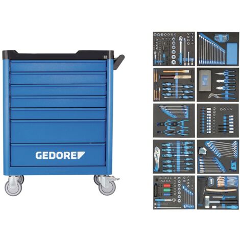 Werkzeugwagen WSL-L-TS-308 B785xT510xH1045mm 400 kg 7 Schubladen 308tlg GEDORE (1/5)