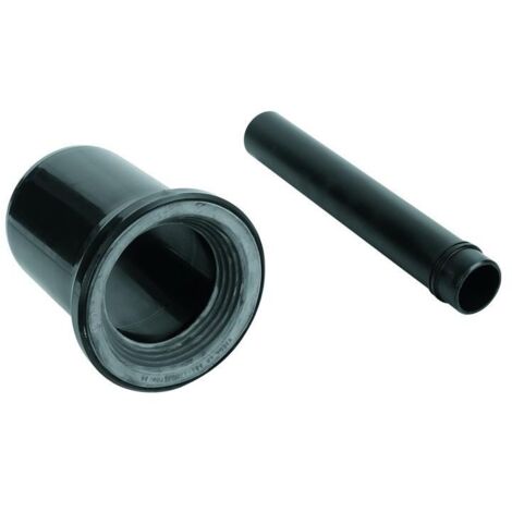 WC Zu- und Ablaufgarnitur, Schwarz (37104K00) (1/4)