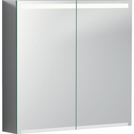GE Option Spiegelschrank mit Beleuchtung zwei Türen, 75x70x15cm