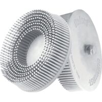 Radialbürstenscheibe Sunburst D.76mm K.120 A120 MED B.76 weiß 20000min-¹