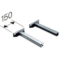 Schornstein Verlängerung Wandbefestigung bis 220 mm Typ L1 Edelstahl DW DN 180