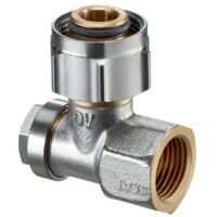 OV Absperrwinkelverschraubung Combi 3, m ÜM, 3/4Z ÜMx3/4Z AG